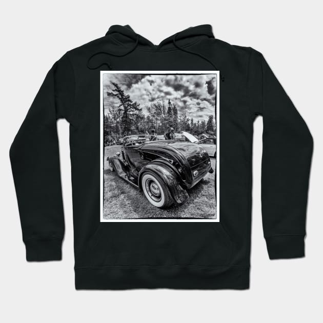 1932 Ford Deuce Roadster Hot Rod Hoodie by kenmo